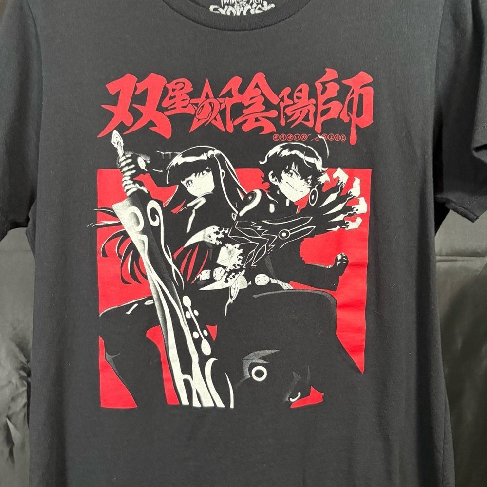 Black Graphic T-Shirt YS/2XL -S - Picture 6 of 10